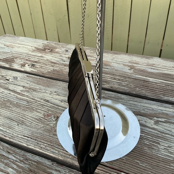 BCBGMaxAzria Black Clutch Sleek Design - Picture 4 of 10